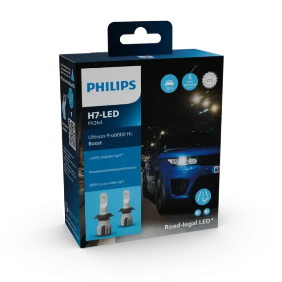 PHILIPS H7 Ultion Pro6000 HL, LED Kit 12V