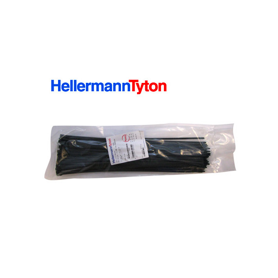 Strips 390x4,6mm Sort (100stk)